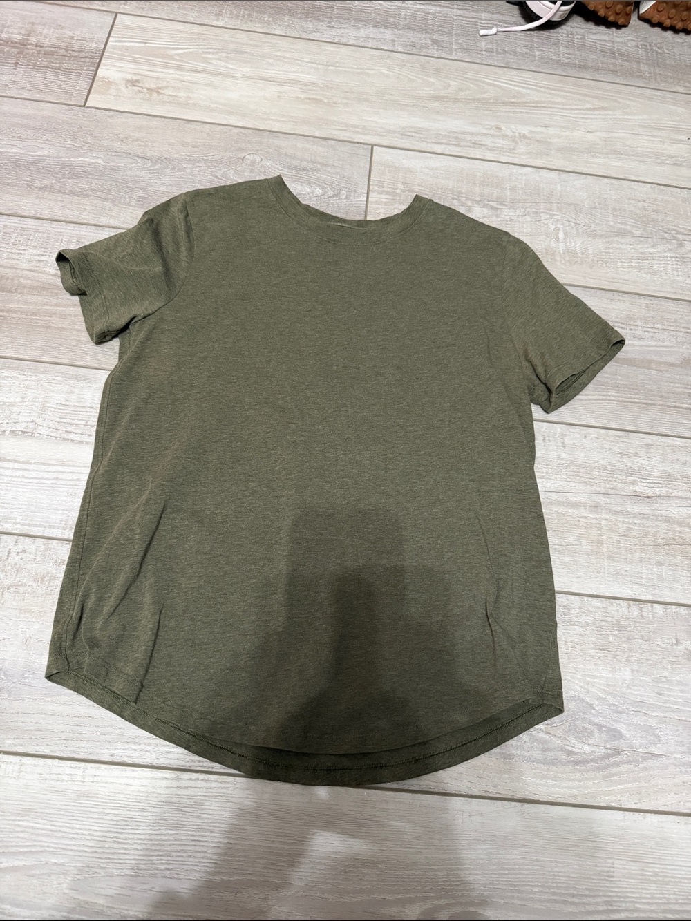 Women’s Heather Green Crewneck Short Sleeve Shirt